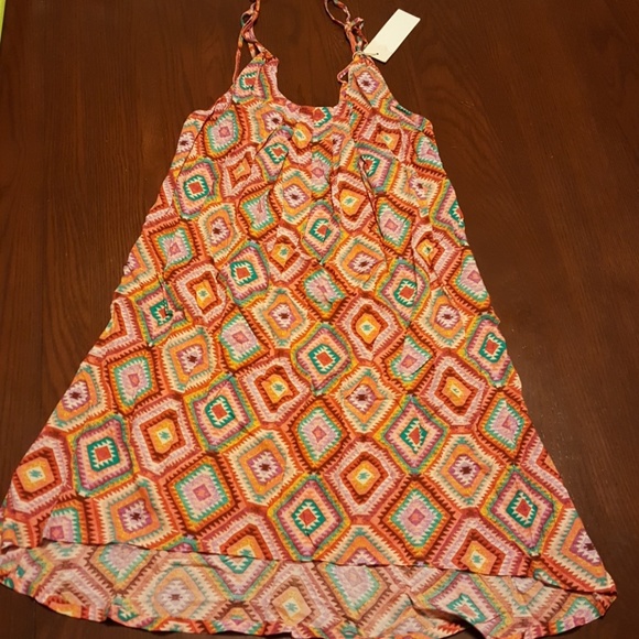 Tori Praver seafoam swimwear aztec cover up NWT AS - Picture 1 of 7