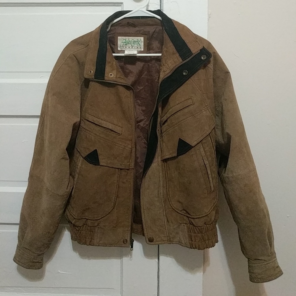 Genuine Leather Jacket- AshCreek Trading