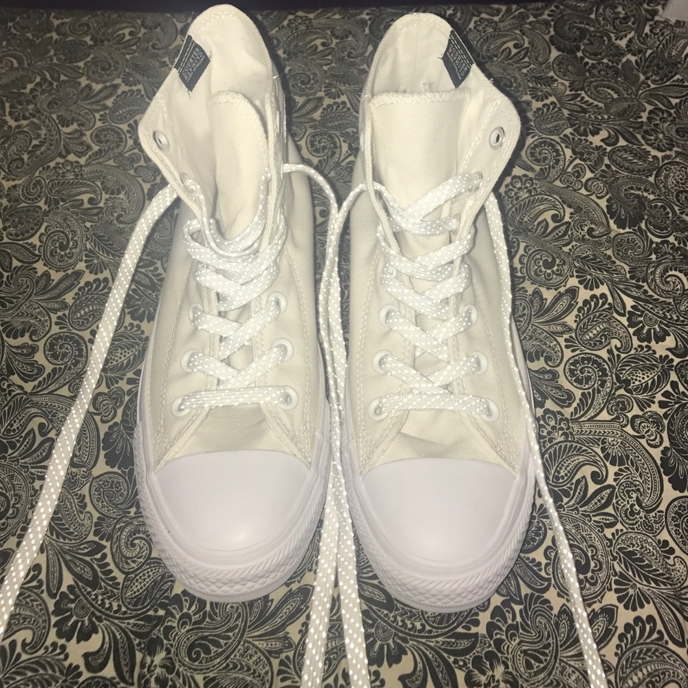 Special Edition White High-Top Converse