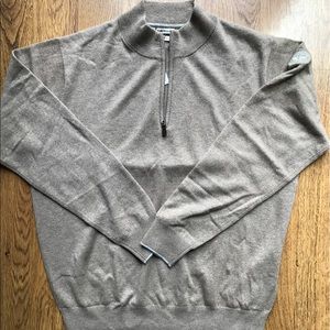 Men's Peter Millar 100% Cashmere 1/4 Zip Sweater
