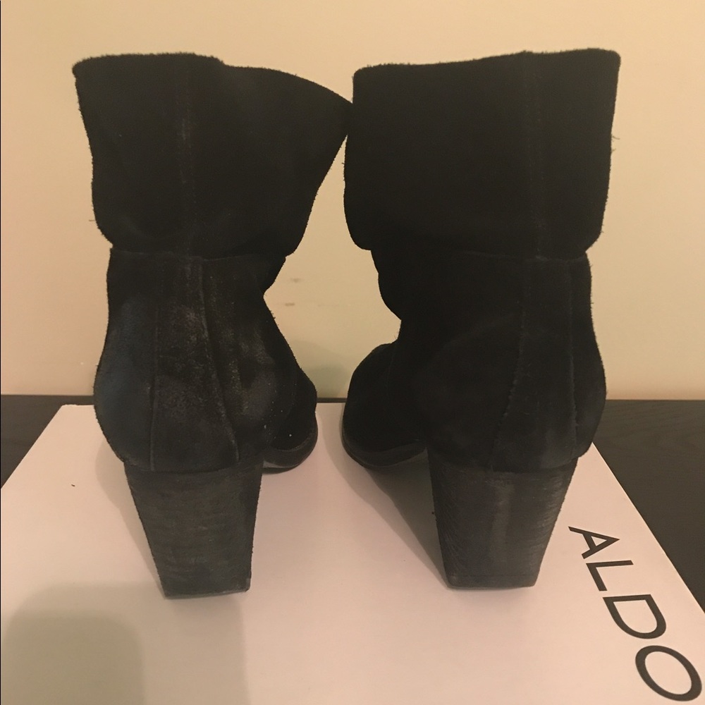 Suede ankle boots