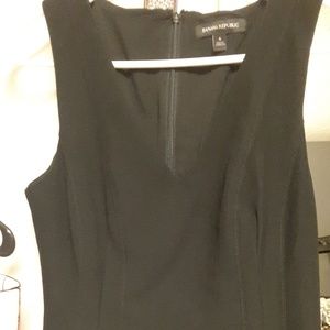 Banana Republic Black Fit and Flare Dress, Sz 6