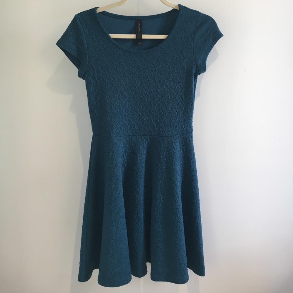 Emerald green textured Aeropostale dress