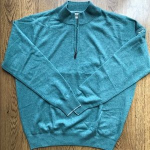 Men's Peter Millar 100% Cashmere Teal Sweater