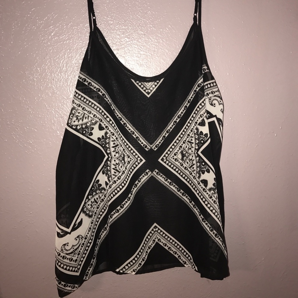 Old Navy Sheer Bandana Top! LG