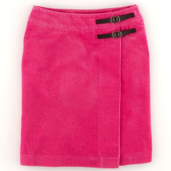 Boden Dresses & Skirts - Boden pink corduroy jean skirt