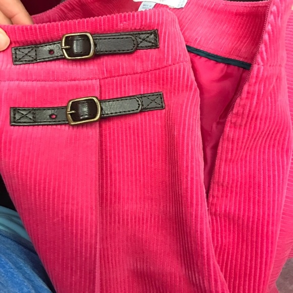 Boden pink corduroy jean skirt - Picture 5 of 8