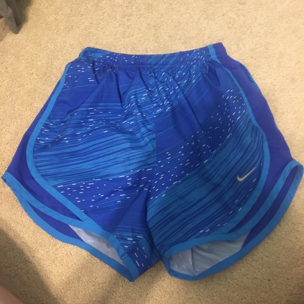 Blue nike shorts