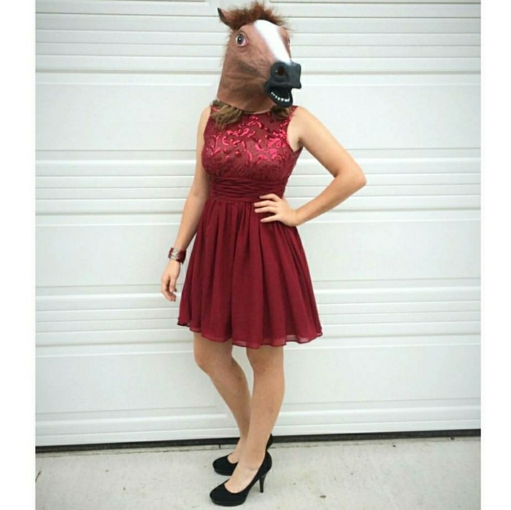 BRAND Red Homecoming/Special Occasion Dress