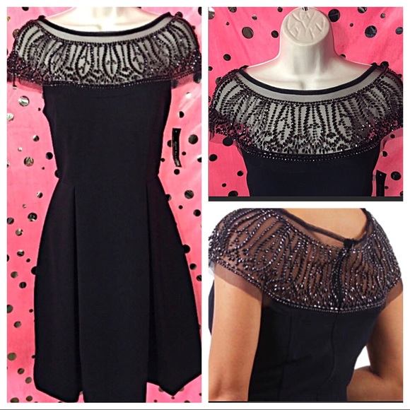 R & M Richards Dresses & Skirts - Final Price! Size 8P Mesh Bead Bodice Dress