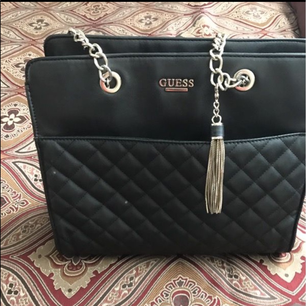 Guess black purse