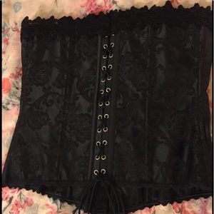 Black Corset Fredericks of Hollywood