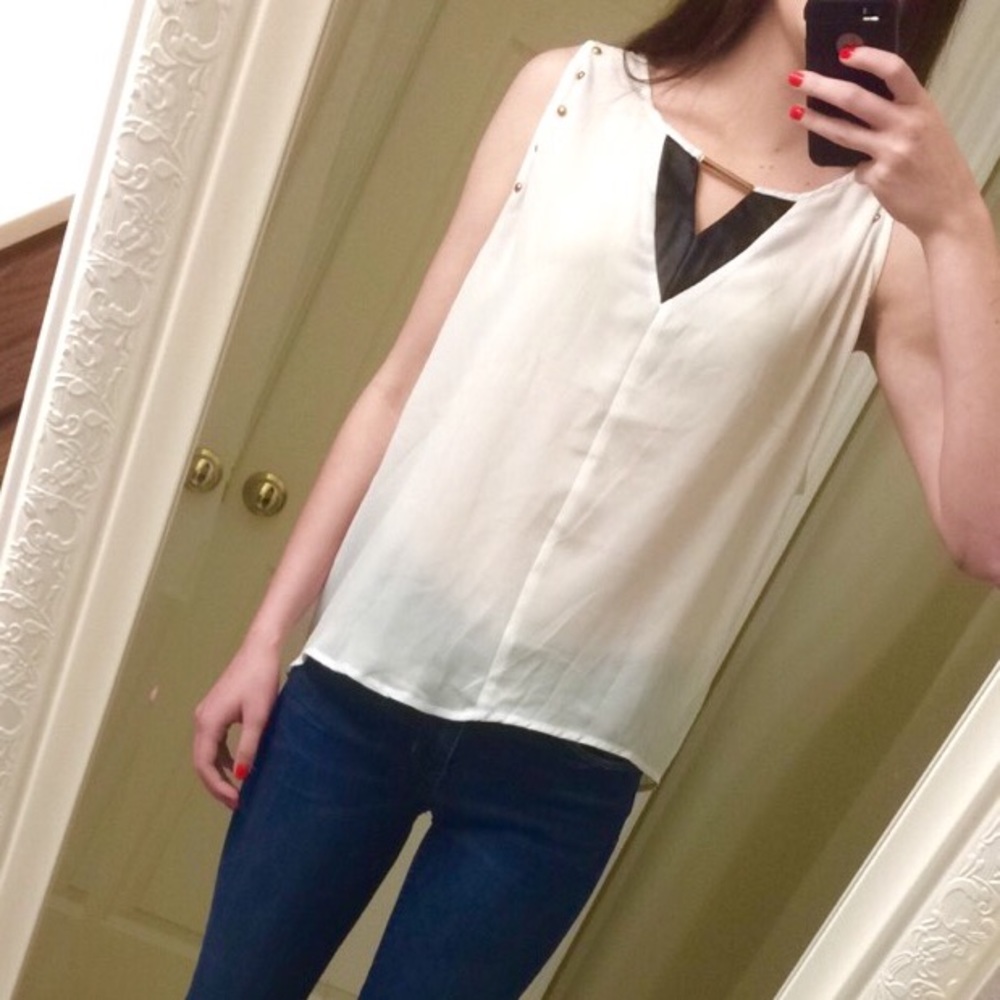 White Sheer Tank