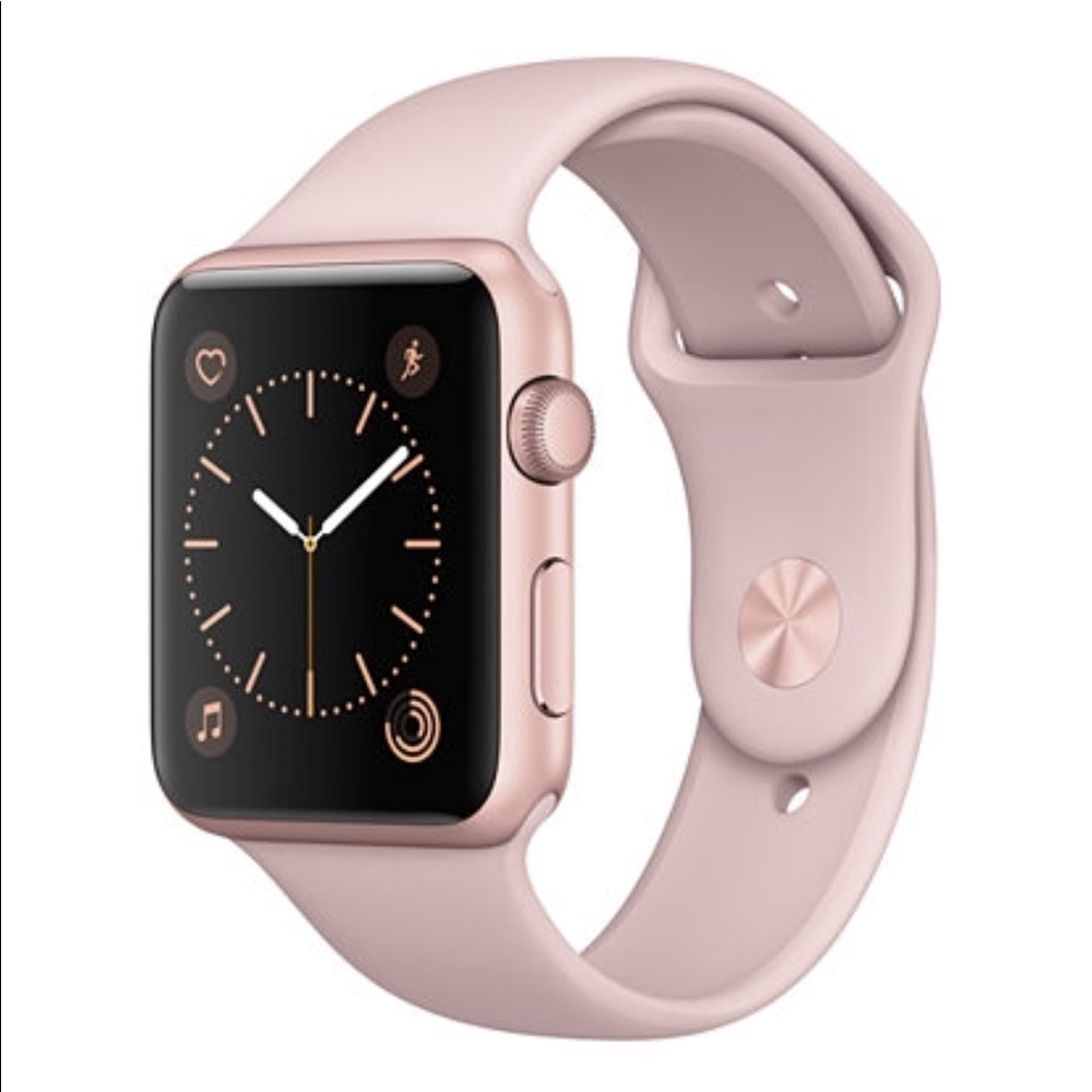 Apple iWatch Series 1, 42mm Rose Gold w/Sport Band
