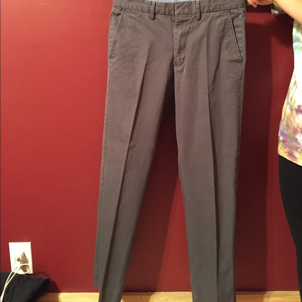 J. crew men's dress pants.