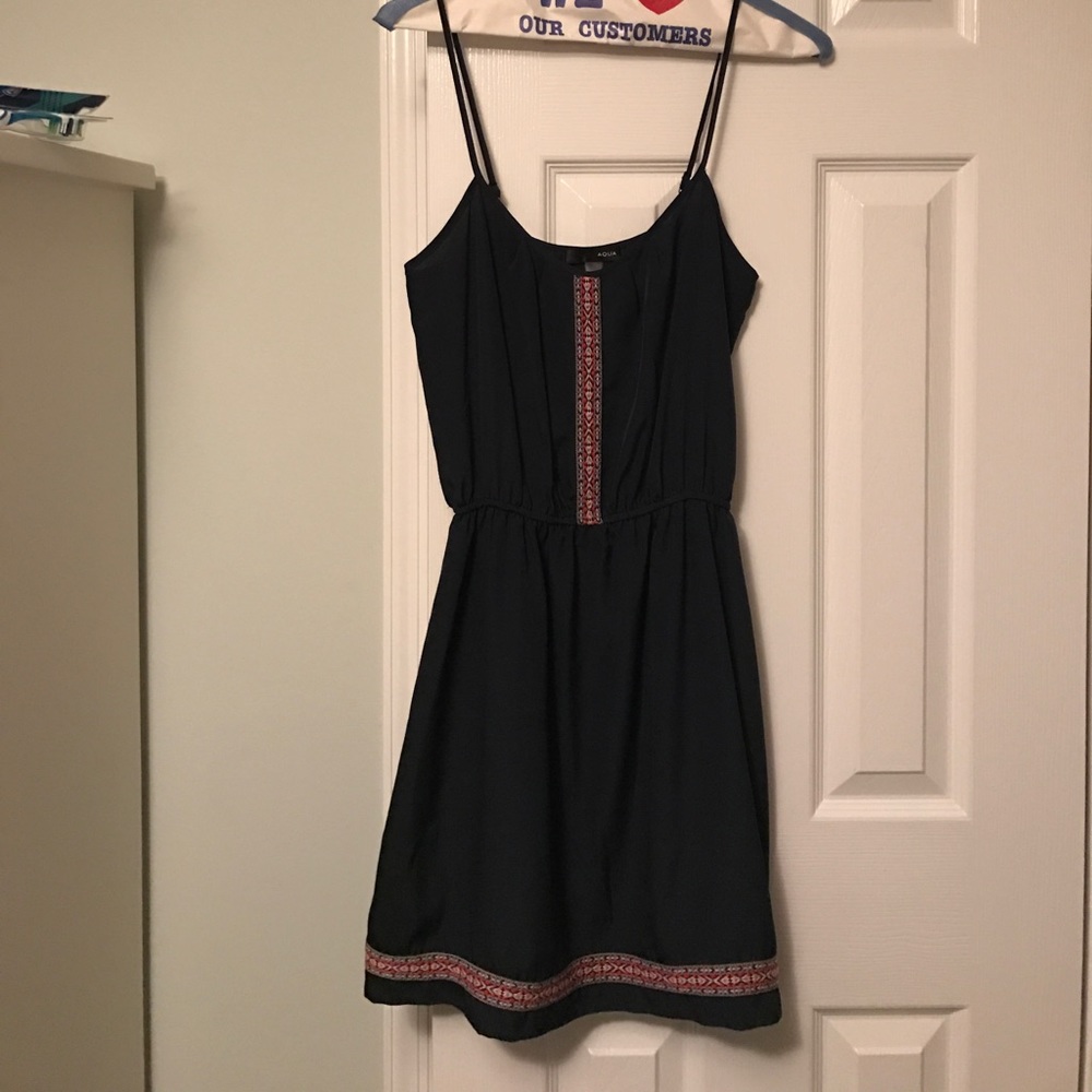 Navy Aqua Dress Size XS