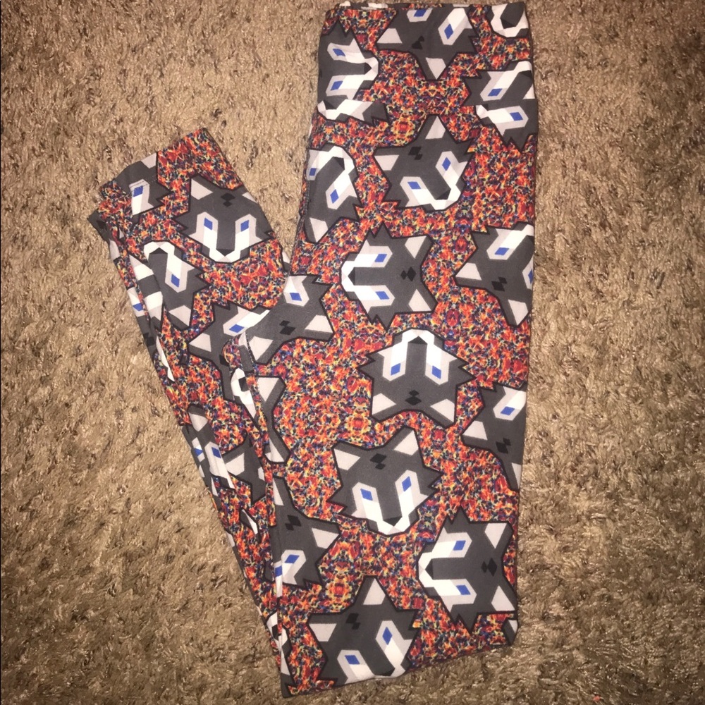 Rare Unicorn LuLaRoe OS Leggings Wolves