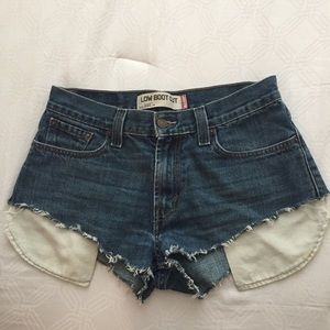 Levi's Low Boot Cut Shorts