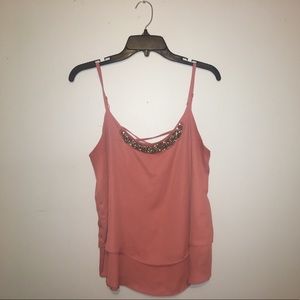 Dark Mauve Embellished Blouse