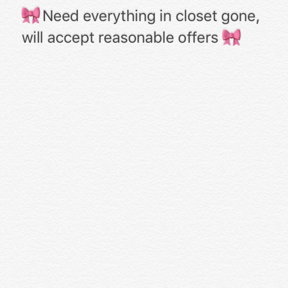 Want stuff gone! Make me an offer ! 🎀💕