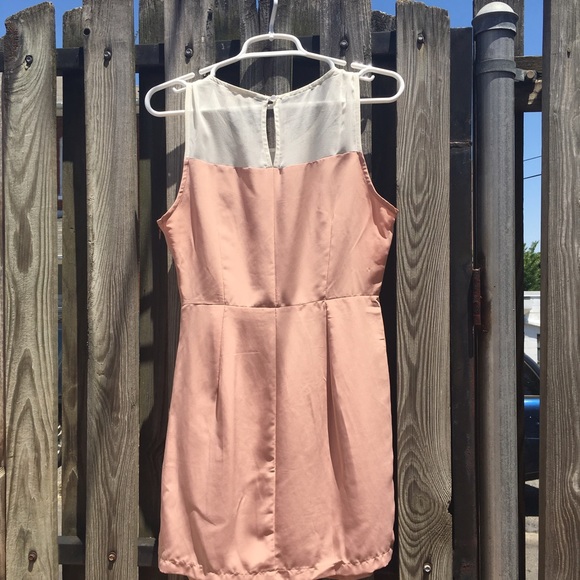 Classy forever 21 rose pink dress and cream top - Picture 3 of 3