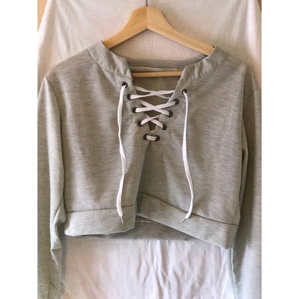 Tie up crop top