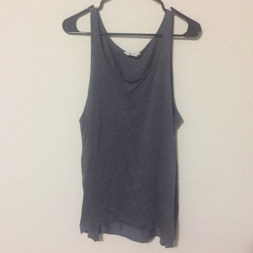 Gray tank dress