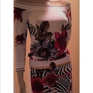 Robert Cavalli floral summer dress Size 6