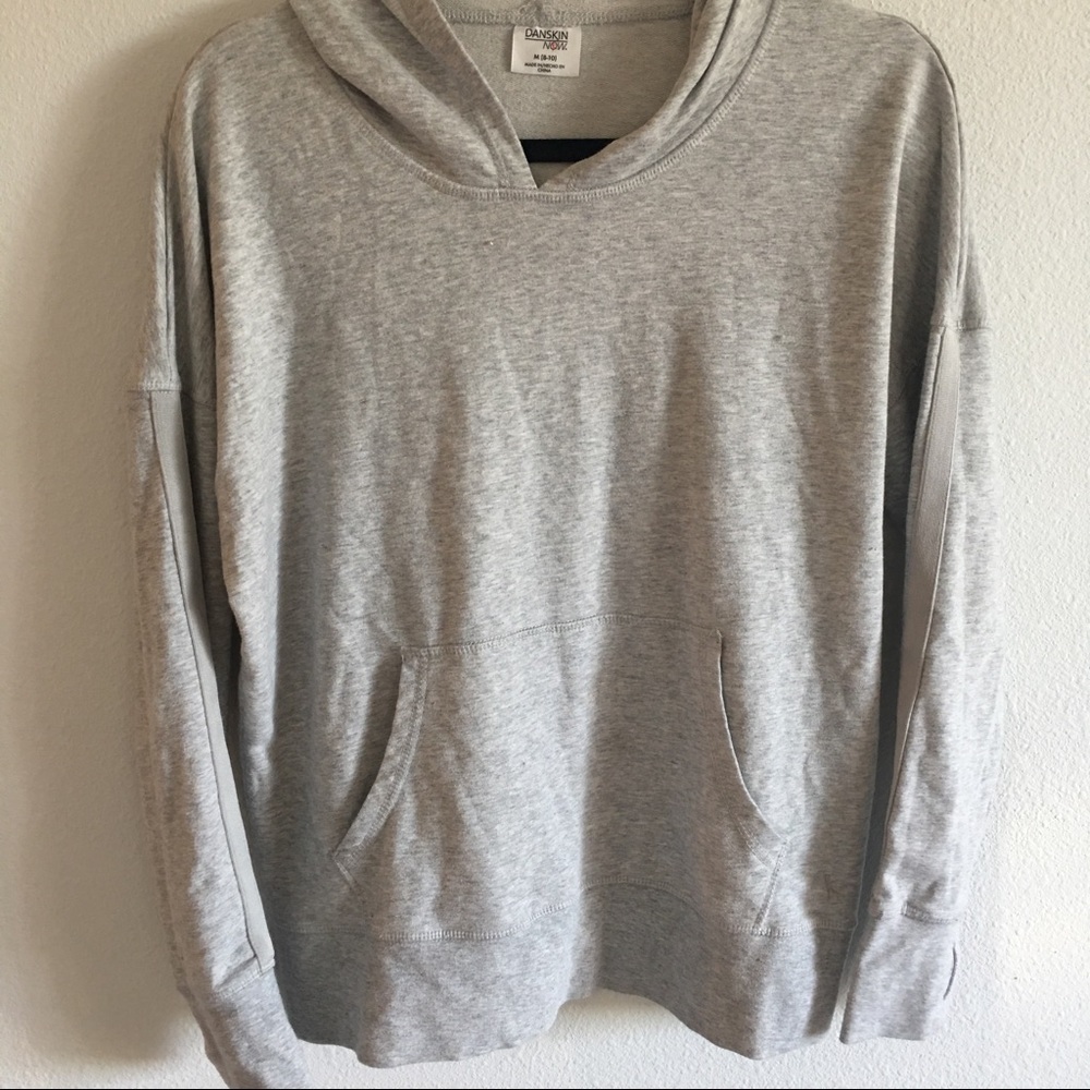 Women's gray sweatshirt hoodie size medium