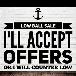 HIT THAT OFFER BUTTON!! LOWBALL OFFER MOVING SALE
