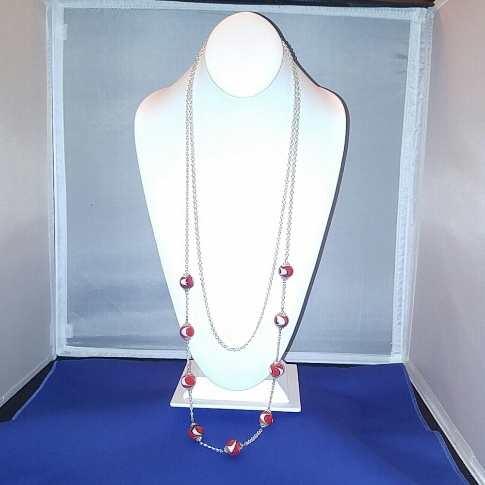 2 -Strand 17" Beaded Necklace