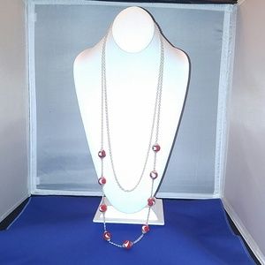 2 -Strand 17" Beaded Necklace