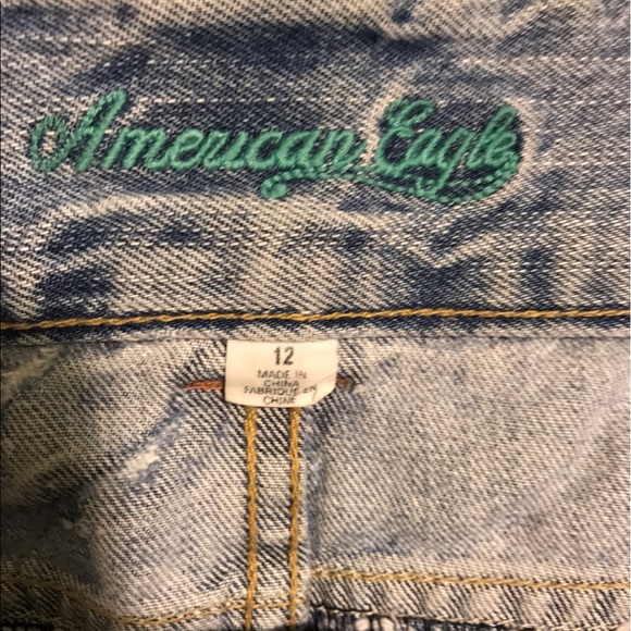 SOLD.   AE jean skirt - Picture 2 of 2