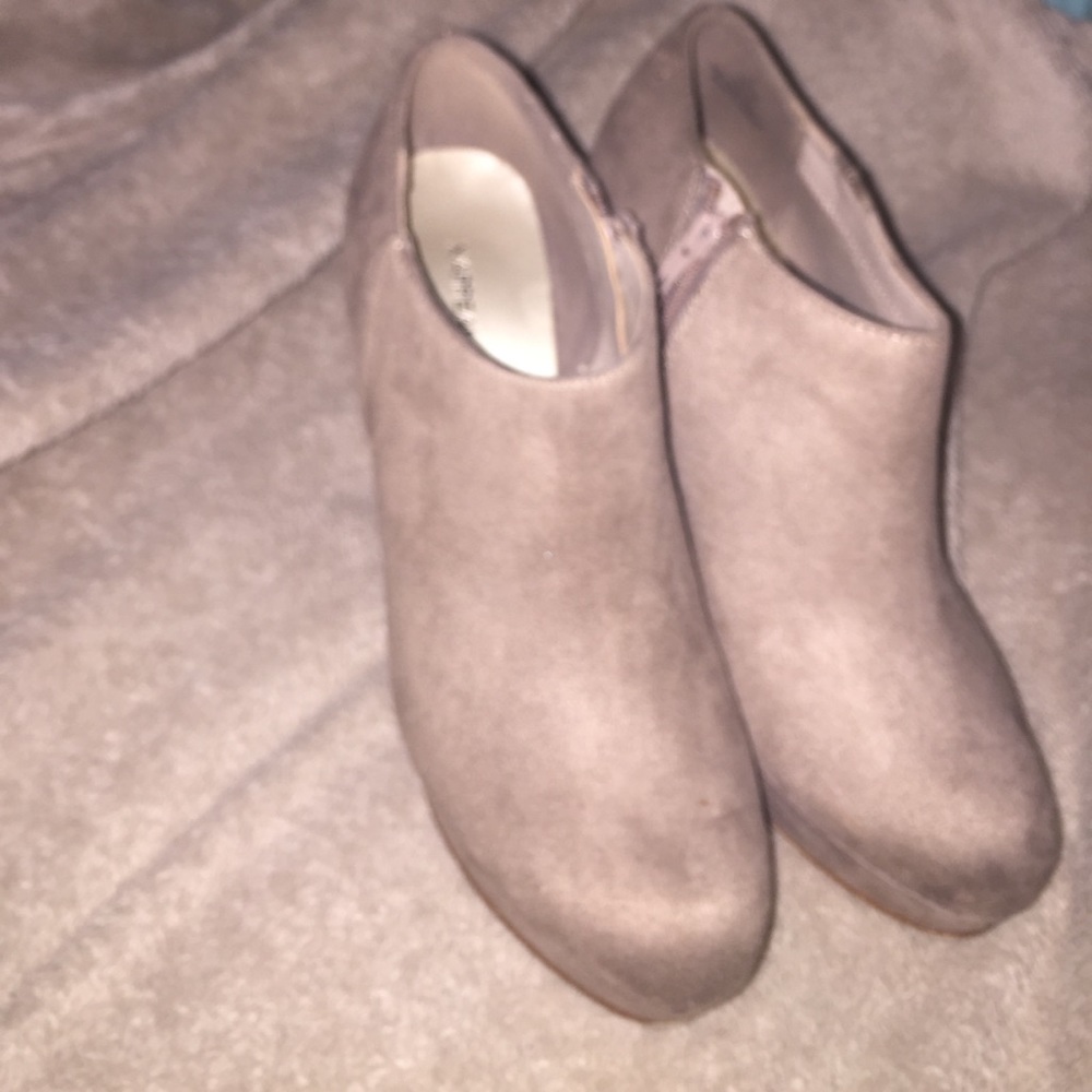 Tan Ankle Booties