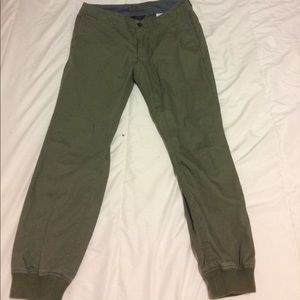 Olive Green Joggers