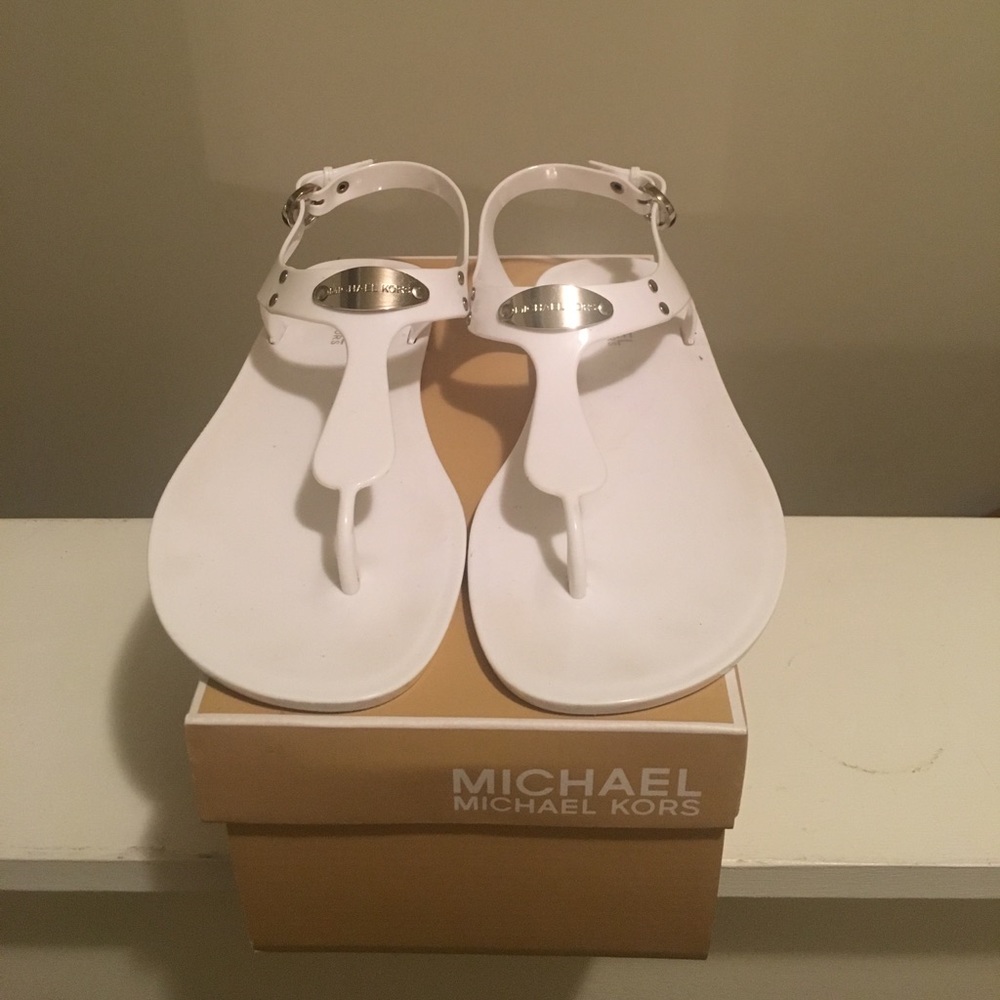 Michael Kors Mk Plate Jelly sandal
