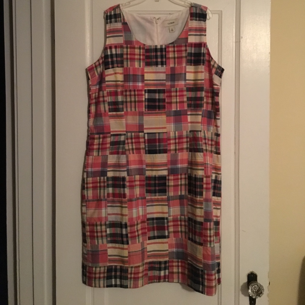 Madras plaid dress