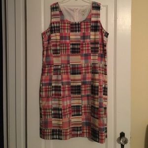 Madras plaid dress
