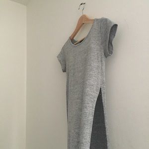 Grey T-shirt dress