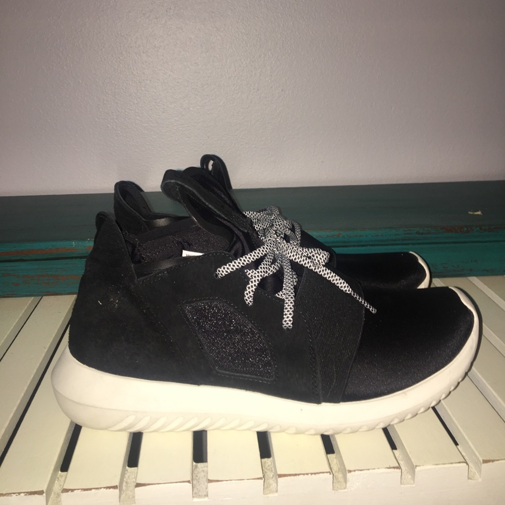 hightop adidas tubular sneakers
