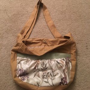 Satchel with flower detail!