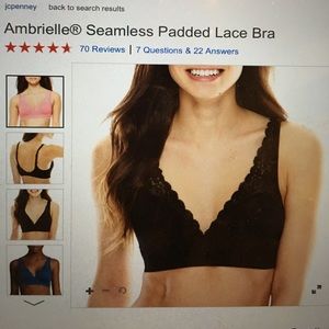 Bundle Ambrielle padded lace bras