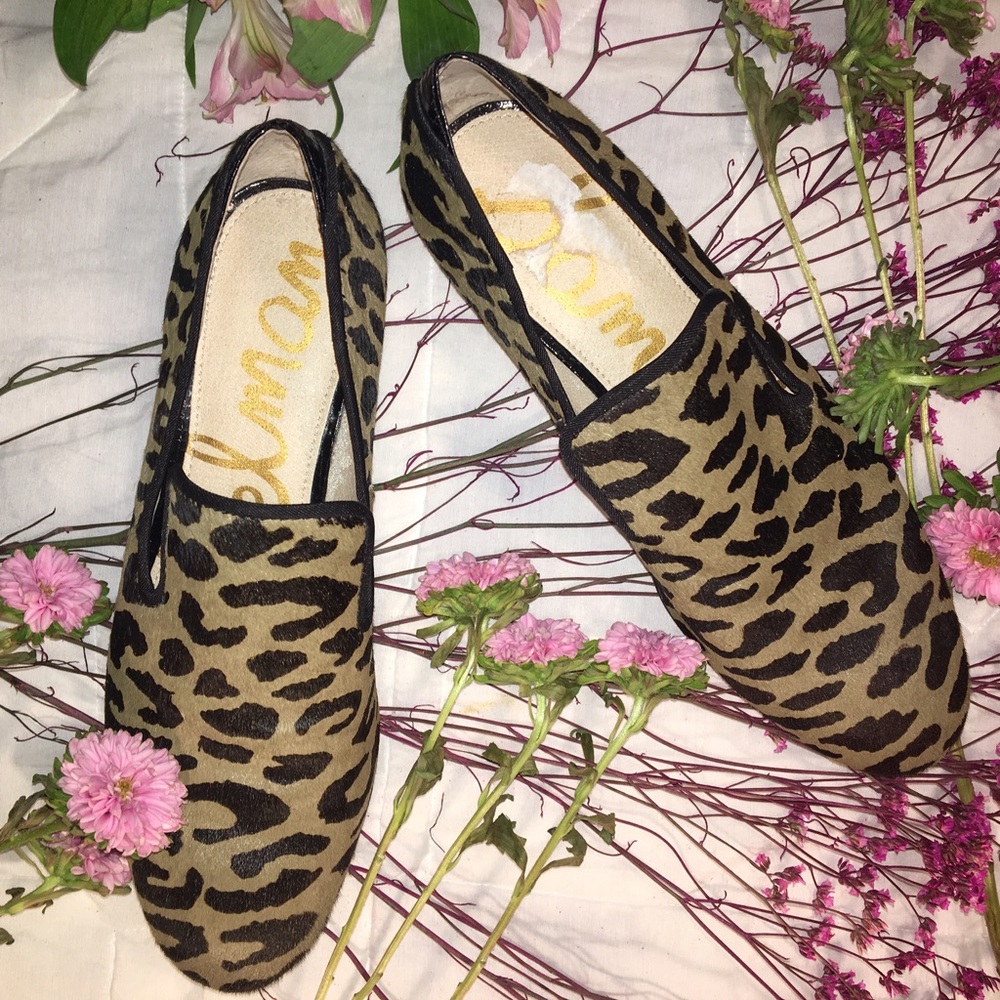 Sam Edelman calf fur loafers