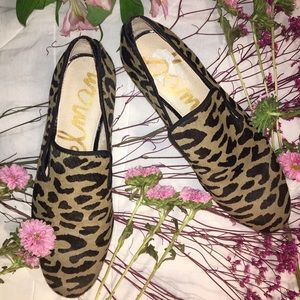 Sam Edelman calf fur loafers