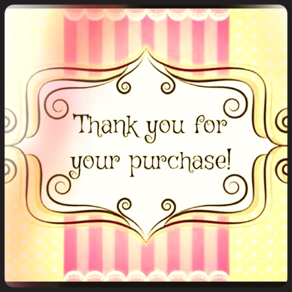Thank you for your purchase :)