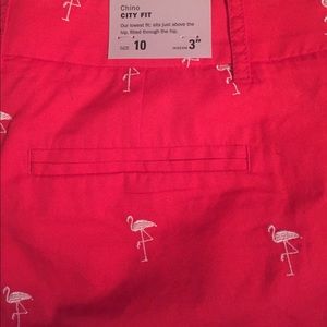 Jcrew Factory 3" Chino Shorts in Flamingo size 10