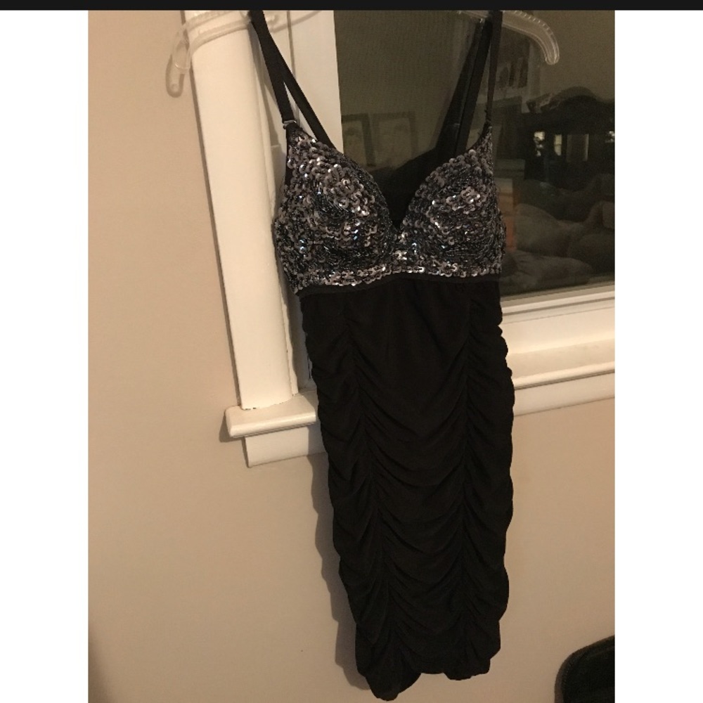 Sparkling Sequence Mini Party Dress