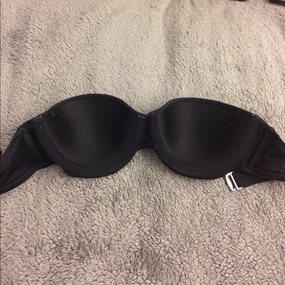 Victoria's Secret Black Bandeau Swimsuit - Picture 2 of 3
