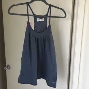 Hollister Navy Blue Racer Back Tank Top