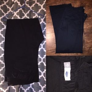 Old Navy Plus/long black dress pants.